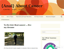 Tablet Screenshot of analaboutcancer.com